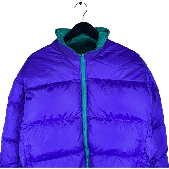 Vintage Columbia Reversible Puffer Jacket - Picture 2 of 10
